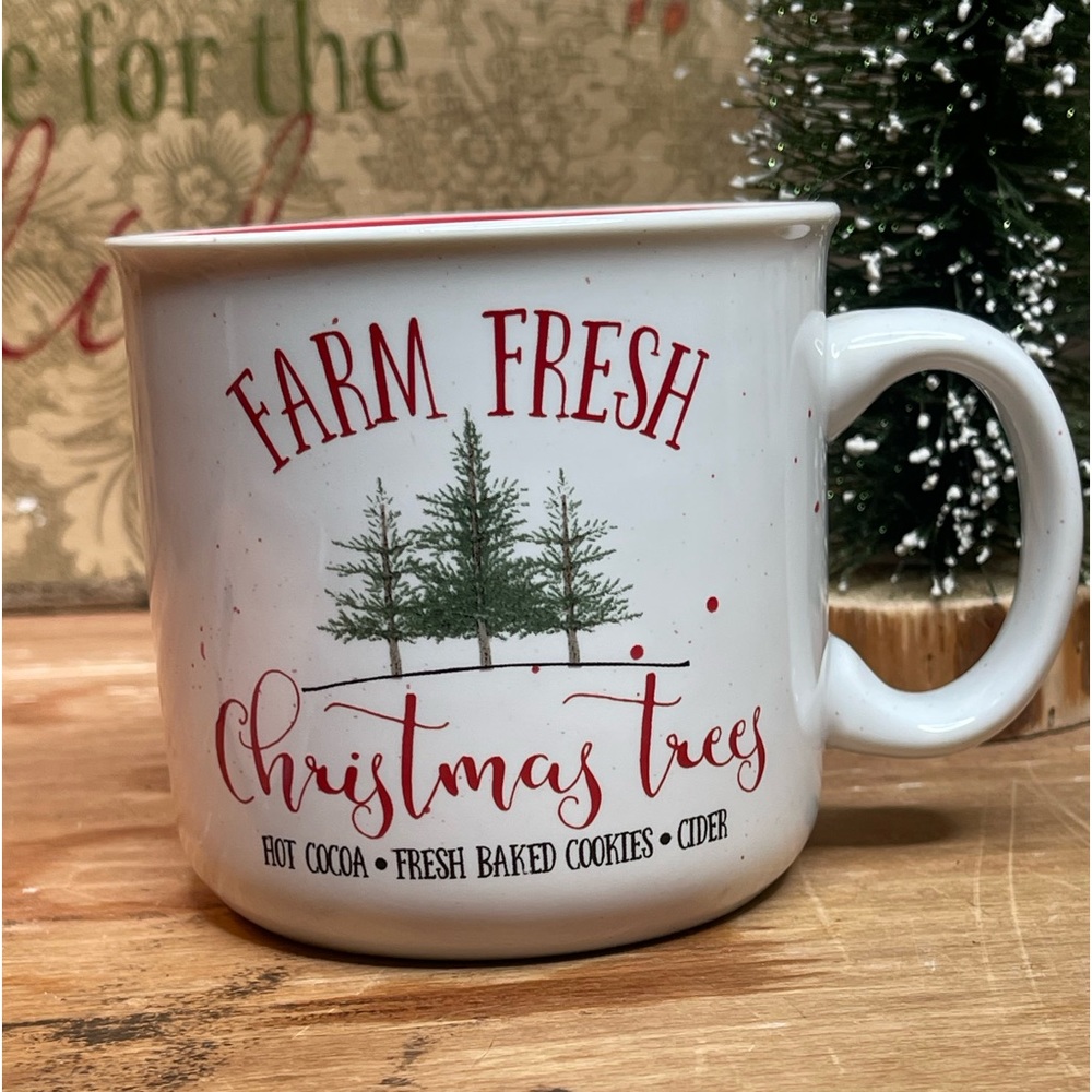 Farm Fresh Christmas Trees Mug by Wendy Bellissimo